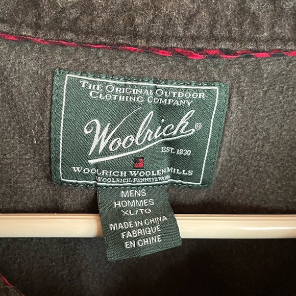 Woolrich Cotton Flannel Button Down XL - Picture 3 of 16